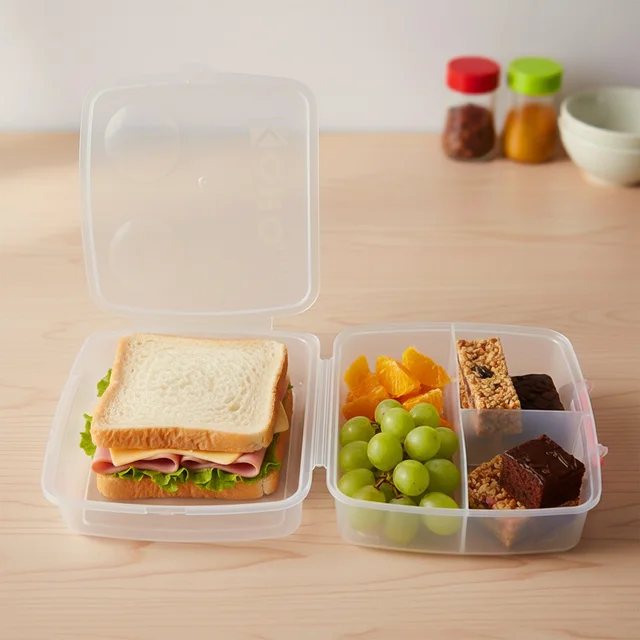 Airtight Multi-Compartment Lunch Box – 1400 ML Capacity