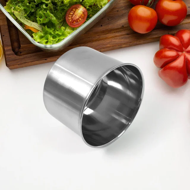 Airtight Stainless Steel Containers – See-Through Lid, 500ML (Set of 2) | Konvex