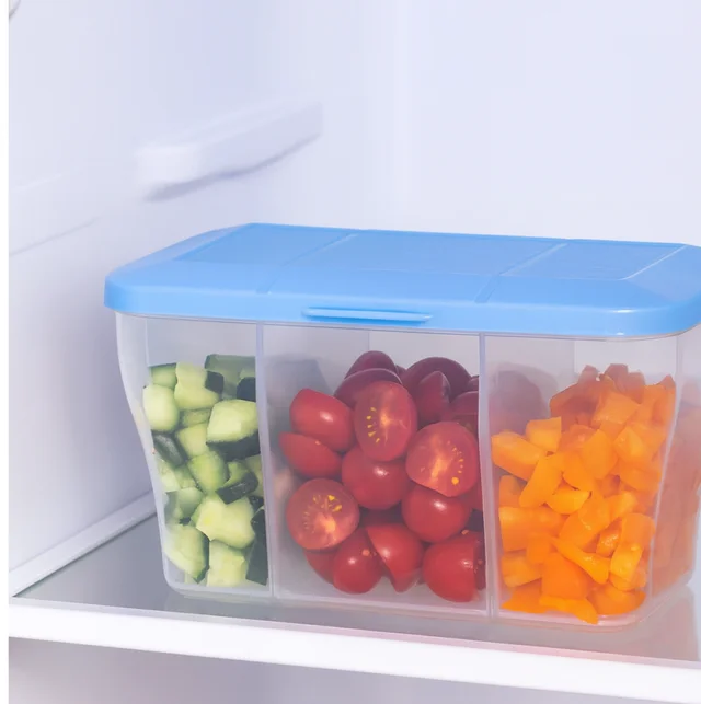Airtight Storage Container – 750ml 3-Section Jar | Organivo