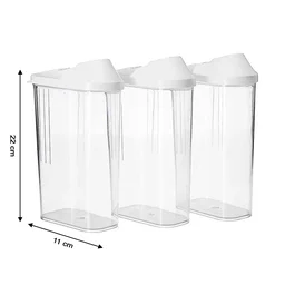 Airtight Storage Containers – Easy Flow 1100 ML (3 Pc Set)