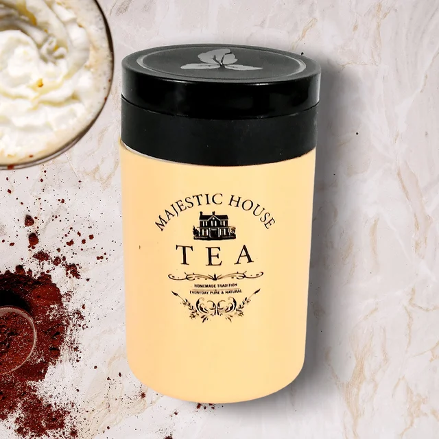 Airtight Tea Coffee Sugar Container 800ML Plastic Jar | Tidy Table