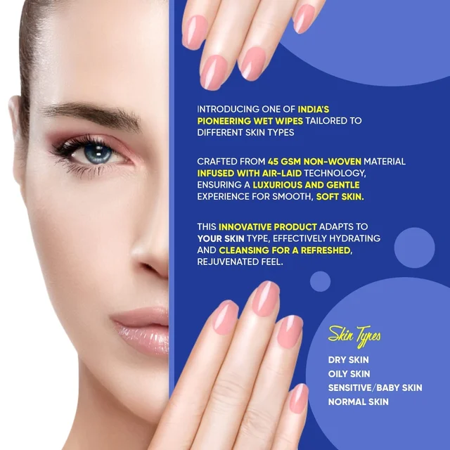 Alcohol-Free Wet Wipes – Gentle Facial & Body Cleansing | Beautiful Basics