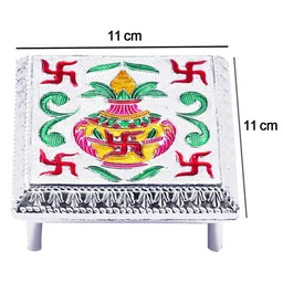 Aluminium Foil Bajot – Handcrafted Pooja Chowki for Home | Styleva