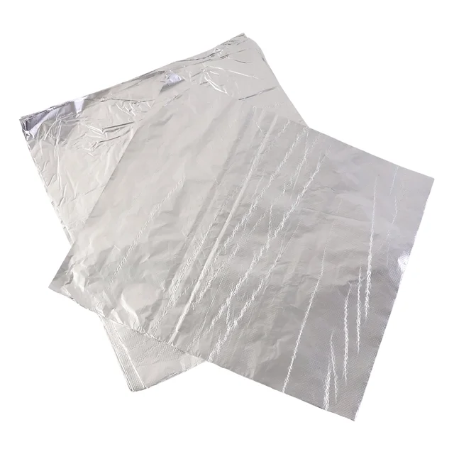 Aluminium Foil Cut Sheets 220×250 mm – Pre-Cut Food Wrap 50 Sheets
