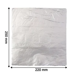 Aluminium Foil Cut Sheets 220×250 mm – Pre-Cut Food Wrap 50 Sheets