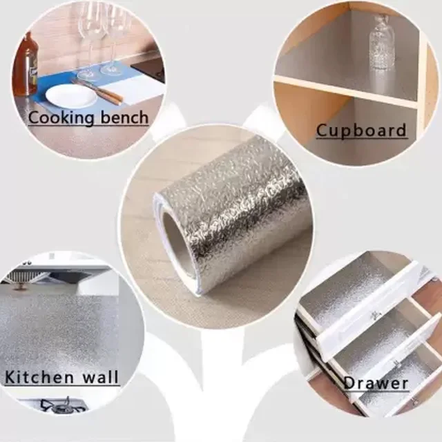 Aluminium Kitchen Foil – Oil-Proof Sticker Roll | CookAura