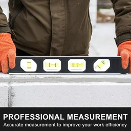 Aluminum Spirit Level – Precise 3-Bubble Measuring Tool