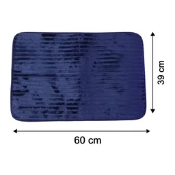 Anti Slip Soft Carpet Mat 60 x 39 Cm Memory Foam Bath Mat Absorbent (1 Pc)