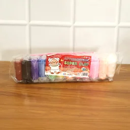 Antibacterial Kids Clay Set – 12 Vibrant Colours for Creative Play