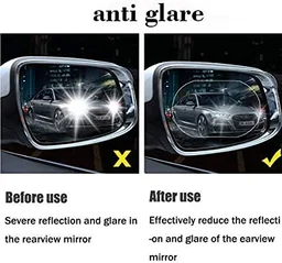 Anti-Fog Rearview Mirror Film – HD Clear Protective Sticker