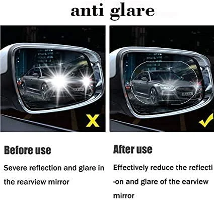 Anti-Fog Rearview Mirror Film – HD Clear Protective Sticker