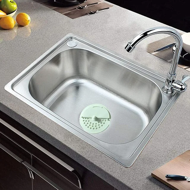 Anti-Odor Drain Cover – Round Rubber Floor & Sink Filter | Mini Bubbles
