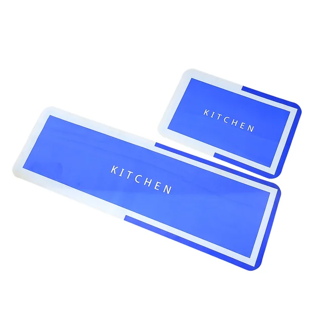 Anti-Slip Kitchen Floor Mat Set – Cushioned, Water-Resistant 2-Piece
