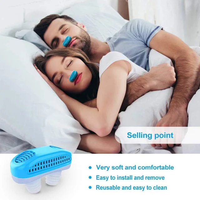Anti-Snoring Nose Clip – 2-in-1 Air Purifier Device | Velvet Wheels