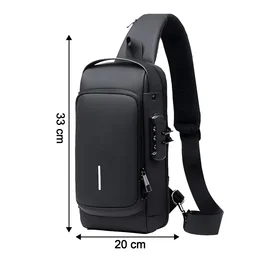 Anti-Theft Crossbody Sling Bag – Secure USB Charging Port