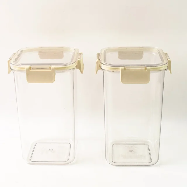 Apex Airtight Kitchen Storage Containers – Set of 2, 1400ml Each