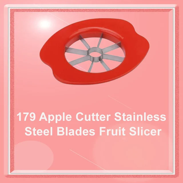 Apple Cutter – Stainless Steel Blades Fruit Slicer | Quickslice