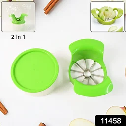 Apple Cutter with Container – Quick, Neat Slicing & Core Removal