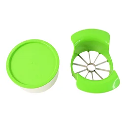 Apple Cutter with Container – Quick, Neat Slicing & Core Removal