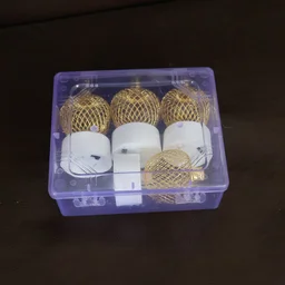 Apple LED Tealight Candles – Flameless Festive Glow (Set of 4)