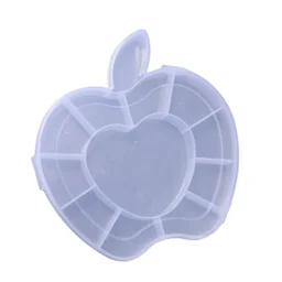 Apple Shape Jewellery Box – Transparent Plastic Organizer | LilyGleam