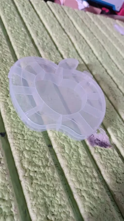 Apple Shape Jewellery Box – Transparent Plastic Organizer | LilyGleam