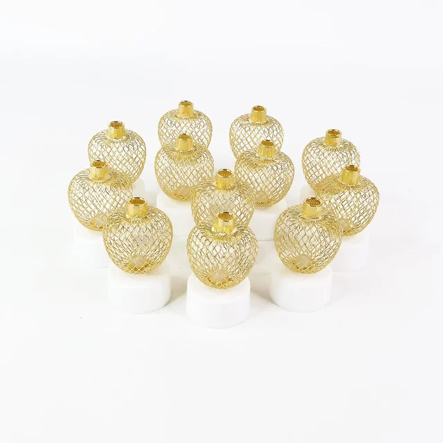 Apple Shape LED Tealight Candles – Flameless Decorative Set of 12