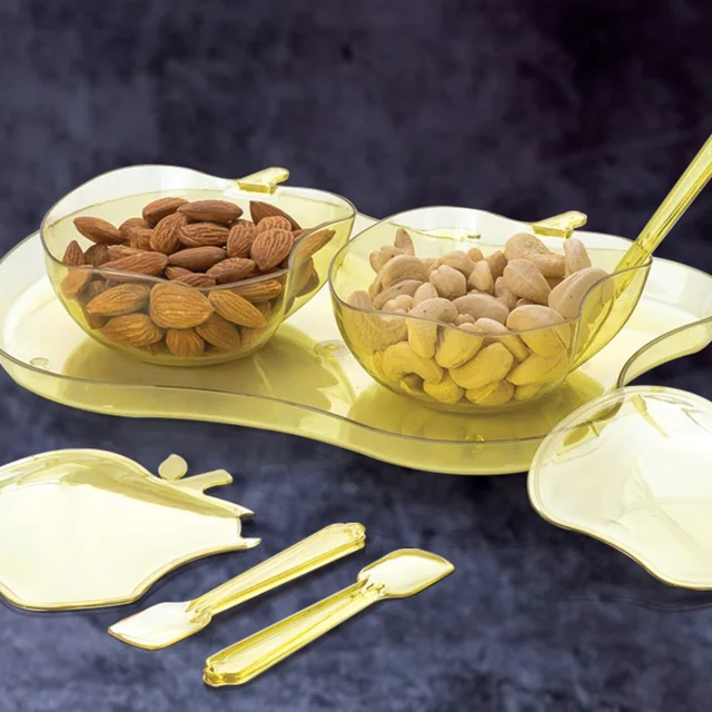 Apple Shape Serving Set – 2Pc Dinnerware | Indo Glow