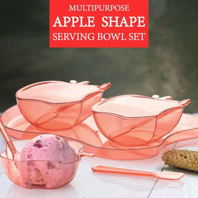 Apple Shape Serving Set – 2Pc Dinnerware | Indo Glow