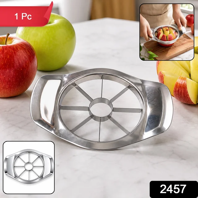 Apple Shape Stainless Steel Apple Slicer & Corer – Effortless Fruit Wedges