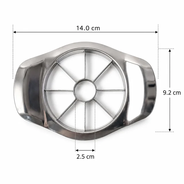 Apple Shape Stainless Steel Apple Slicer & Corer – Effortless Fruit Wedges