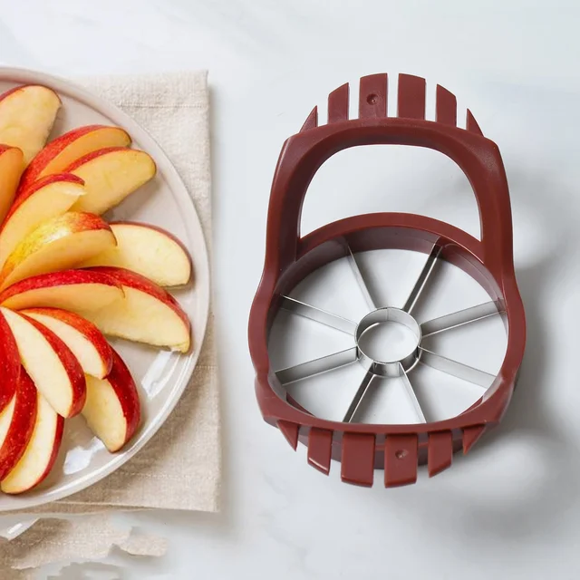 Apple Slicer – Stainless Steel Fruit Divider & Core Remover | Indo Glow