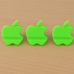 Apple-Shaped Mobile Phone Stand – Compact 3-Piece Set