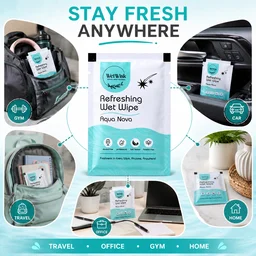 Aqua Nova Refreshing Wet Wipe – Gentle & Travel-Friendly Cleansing