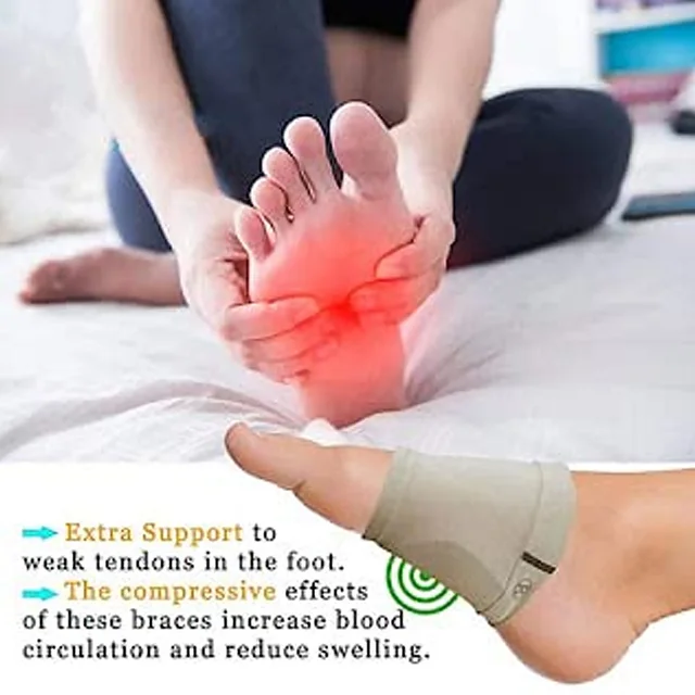 Arch Support Sleeve – Flat Feet & Plantar Fasciitis Relief | Velvet Wheels