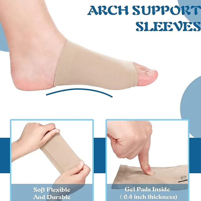 Arch Support Sleeve – Flat Feet & Plantar Fasciitis Relief | Velvet Wheels