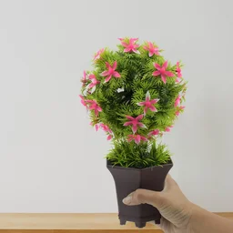 Artificial Flower Plant with Cute Pot – Low Maintenance Decor | Styleva