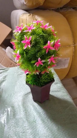 Artificial Flower Plant with Cute Pot – Low Maintenance Decor | Styleva