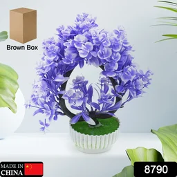 Artificial Flower Plant with Pot – Home & Office Decor | Styleva