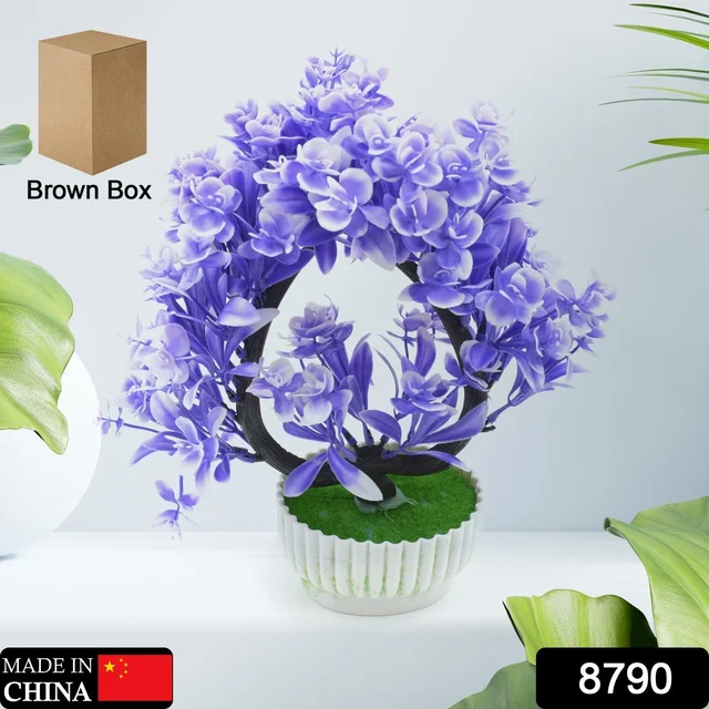 Artificial Flower Plant with Pot – Home & Office Decor | Styleva