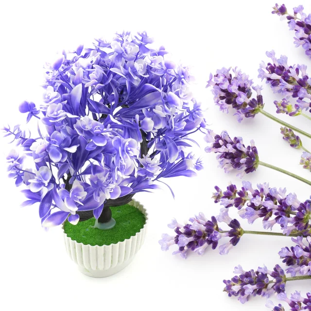 Artificial Flower Plant with Pot – Home & Office Decor | Styleva