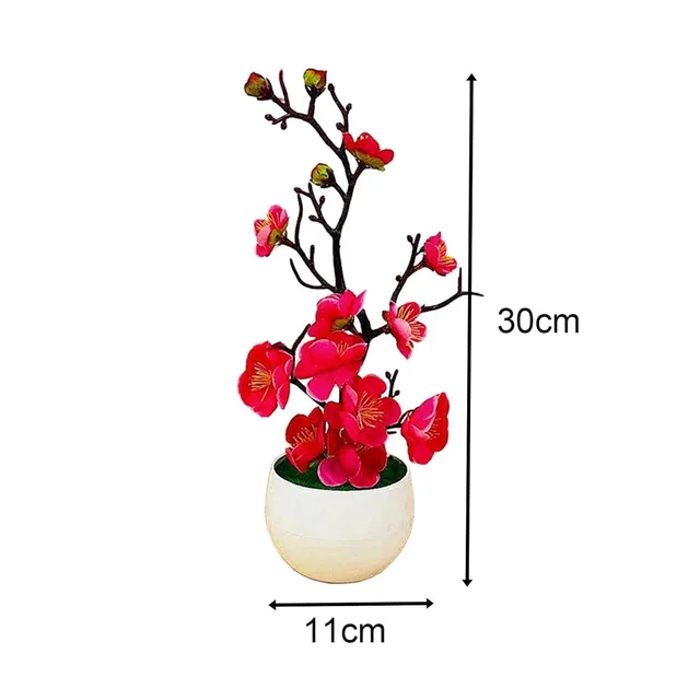 Artificial Flower Pot Plant – Realistic Maintenance-Free Decor
