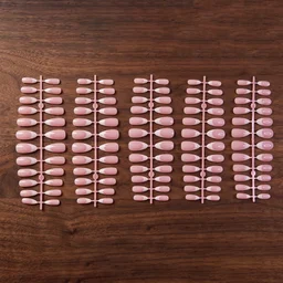 Artificial Nail Tips Set – Elegant French Manicure at Home