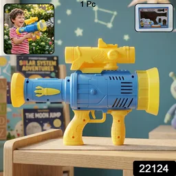 Automatic Bubble Gun – Rechargeable with Colorful Lights for Kids