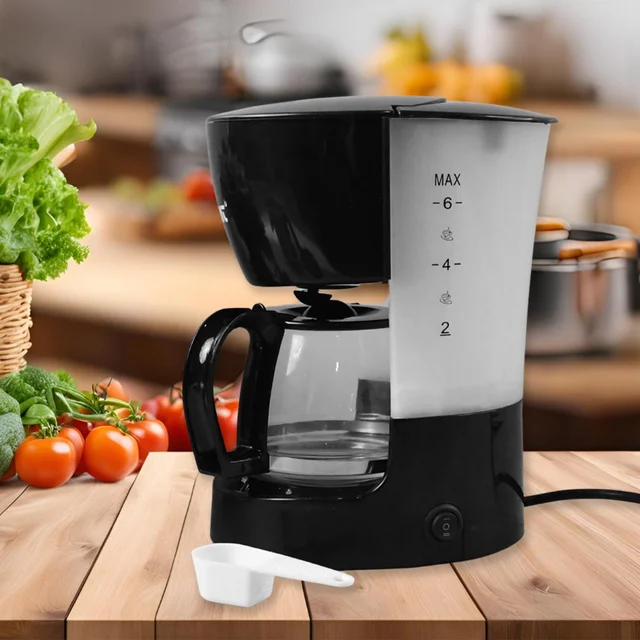 Automatic Drip Coffee Maker – 800W with 1200ML Capacity