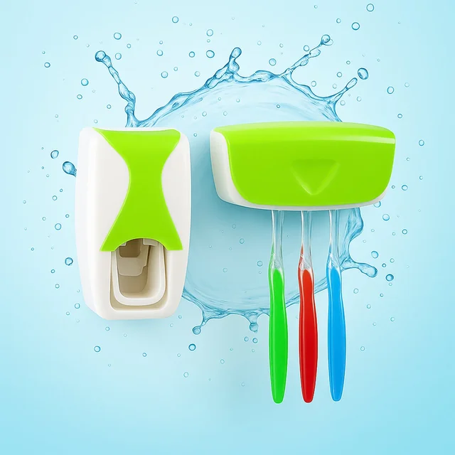 Automatic Toothpaste Dispenser – Wall Mount | BrushedUp
