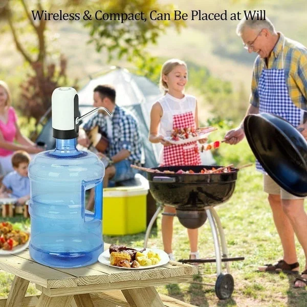 Automatic Water Pump – USB Rechargeable for 20L Bottles | Tidy Table
