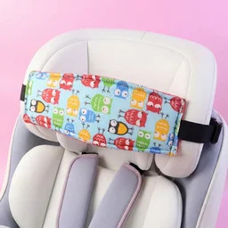 Baby Car Seat Head Support Strap – Adjustable Padded Comfort