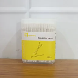 Baby Cotton Swabs – Ultra-Soft Double-Tip Safety, 200 Pc