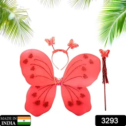 Baby Girl Butterfly Wings – Multi-Color Fairy Costume Set | Little Fashionistas